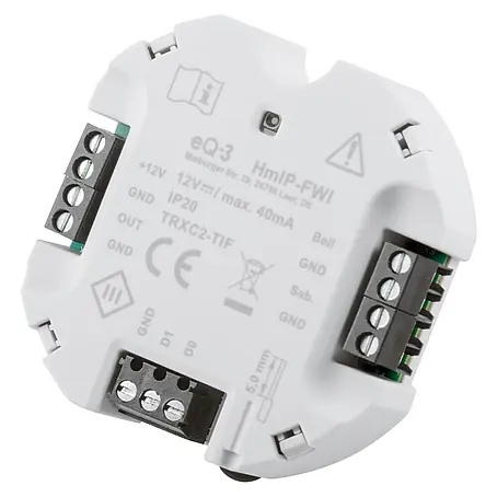 Homematic IP  Funk-Schaltermodul Wiegand-Schnittstelle HmIP-FWI
