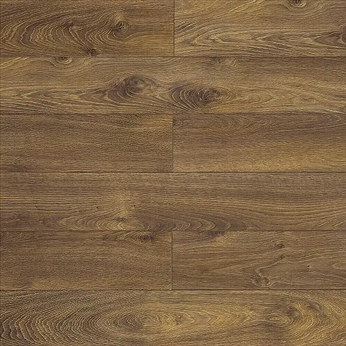 LOGOCLIC Laminado Roble Capri - 1.380 x 193 x 8 mm, AC5 - Piso laminado con aspecto de madera. Diseño duradero y auténtico para espacios de vida elegantes con un color cálido y vetas de madera realistas.