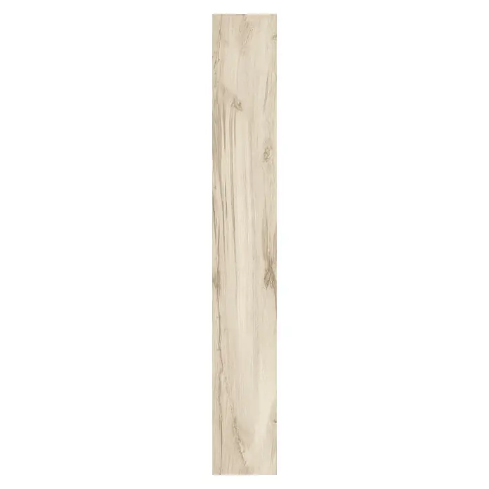 LOGOCLIC Laminado Roble Monik - 1.380 x 193 x 7 mm, Roble, AC3 - Baldosa larga con aspecto de madera. El color es beige y la veta es claramente visible. Una baldosa bonita para suelo o pared.