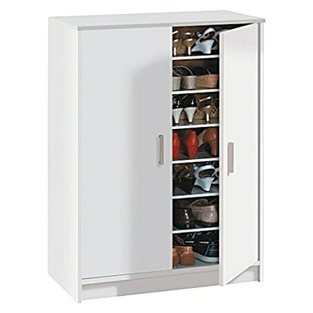 Zapatero Basic (L x An x Al: 36 x 75 x 101 cm, Blanco)
