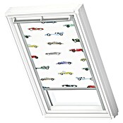 Velux Dachfensterrollo DKL CK04 4654S (Farbe: Kids Rennautos - 4654S, Manuell) | BAUHAUS