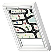 Velux Dachfensterrollo DKL CK04 4655S (Farbe: Kids Straßen - 4655S, Manuell) | BAUHAUS