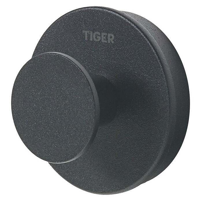 Tiger Urban Handdoekhaak (Zwart, Roestvrij staal) | BAUHAUS