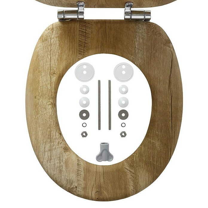 Tiger Toiletzitting Hetta (Hout, Hout, Softclose) | BAUHAUS