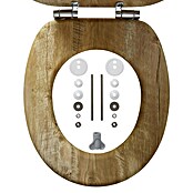 Tiger Toiletzitting Hetta (Hout, Hout, Softclose) | BAUHAUS