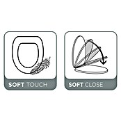 Tiger Toiletzitting Hetta (Hout, Hout, Softclose) | BAUHAUS
