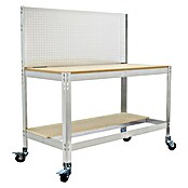 Simonrack Simonwork Werkbank MOBILE BT2 (L x B: 61 x 151 cm, Arbeitshöhe: 152 cm, Belastbarkeit: 120 kg, Blau) | BAUHAUS