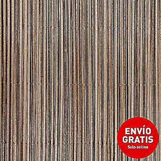 Nortene Ocultación de mimbre Fency Wick (L x Al: 3 x 1,5 m, Plástico, Marrón castaño)