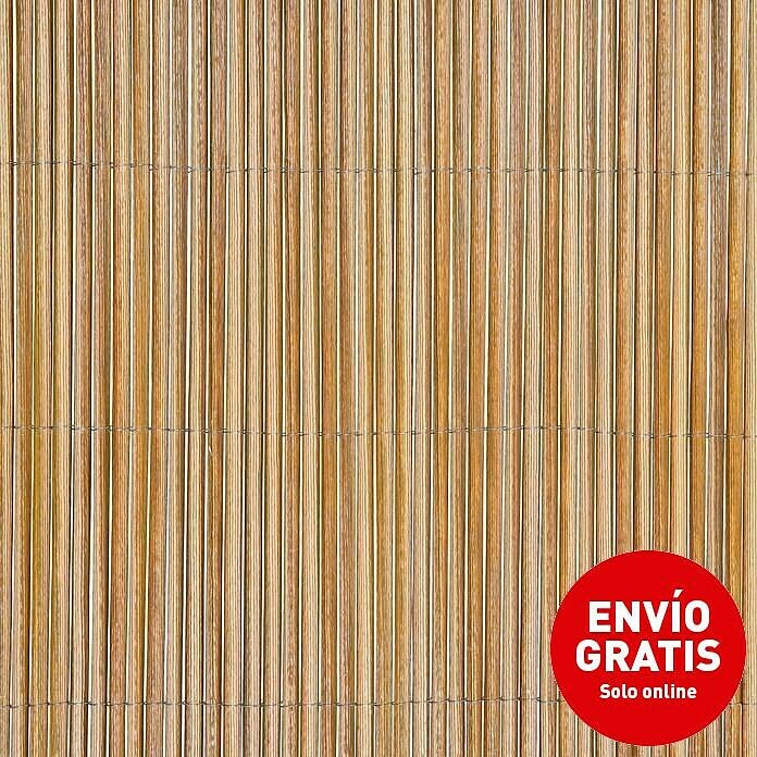 Nortene Ocultación de mimbre Fency Wick (Plástico, L x Al: 3 x 1 m, Marrón)