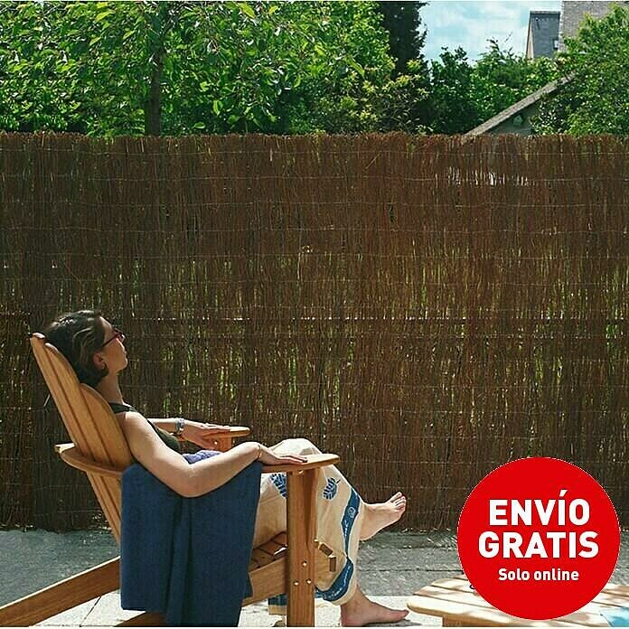 Malla de ocultación Brezo Deco (Marrón, L x Al: 5 x 1 m)