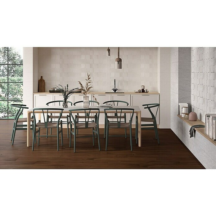 BHS Showroom Pavimento porcelánico Selva (119,5 x 22,5 cm, Wengué, Mate, Rectificado) | BAUHAUS