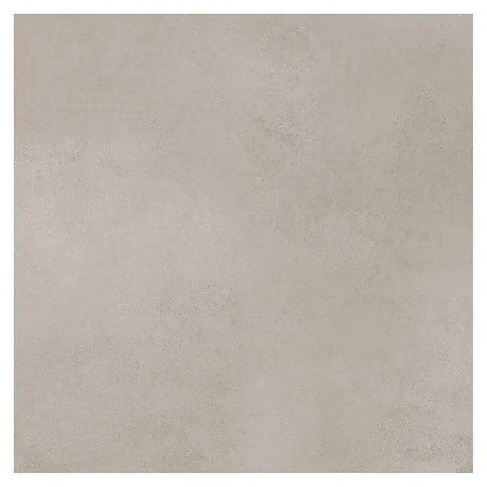 BHS Showroom Pavimento porcelánico Madox In&Out - 60,5 x 60,5 cm, Arena, Mate - Primer plano de una baldosa de cerámica gris con textura sutil, ideal para interiores modernos.