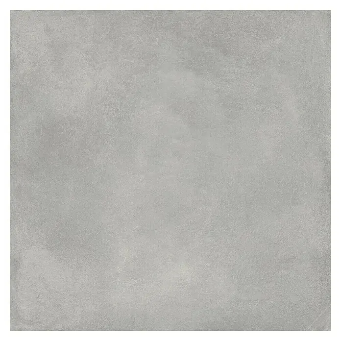BHS Showroom Pavimento porcelánico Energy - 60,5 x 60,5 cm, Gris, Mate, C-3 Antideslizante - Baldosa de hormigón gris con una textura sutil y acabado mate, ideal para interiores modernos. Versátil y atemporal.