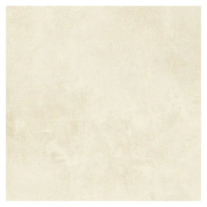 BHS Showroom Pavimento porcelánico Energy - 60,5 x 60,5 cm, Ivory, Mate - Baldosa de hormigón beige con texturas sutiles para un interior moderno. Versátil y elegante para cualquier espacio.