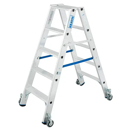 Krause Stabilo Doppelleiter Fahrbar