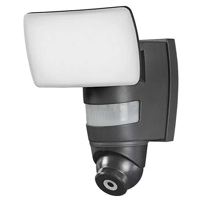 Osram Smart+ LED-Außenwandleuchte Endura Pro24 W, 169 x 163 x 250 mm, Dunkelgrau, IP44 Diagonal View
