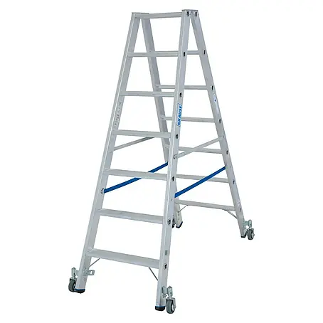 Krause Stabilo Doppelleiter Fahrbar