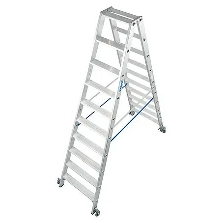 Krause Stabilo Doppelleiter Fahrbar