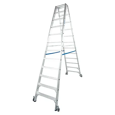 Krause Stabilo Doppelleiter Fahrbar