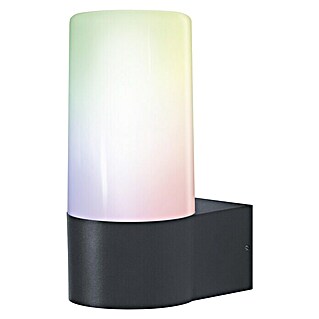 Ledvance Smart+ WiFi LED-Außenleuchte PIPE (Farbe Gehäuse: Dunkelgrau, IP44, 10 W, 12,9 x 8,9 x 19,7 cm)