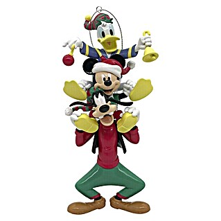 Kurt S. Adler Christbaumschmuck Disney Mickey, Donald & Goofy (Rot, Kunststoff, L x B x H: 6,35 x 4,32 x 13,34 cm)