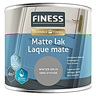 Finess Lak Mat (Winter grijs, 250 ml)