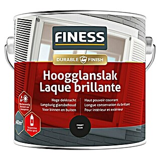 Finess Lak Hoogglans (Zwart, 2,5 l)