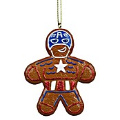 Kurt S. Adler Christbaumschmuck Lebkuchen Captain America (Weiß, Kunststoff, 6,81 x 0,7 x 8 cm, Marvel - Captain America) | BAUHAUS