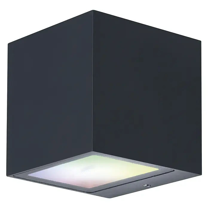 Ledvance Smart+ WiFi LED-Außenwandleuchte BRICKFarbe Gehäuse: Dunkelgrau, IP44