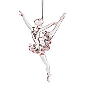 Kurt S. Adler Christbaumschmuck Ballerina 2 (Rosa, Kunststoff, 2) | BAUHAUS