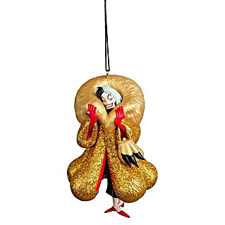 Kurt S. Adler Christbaumschmuck Disney Cruella (Gold, Kunststoff, L x B x H: 5,08 x 6,1 x 10,16 cm)