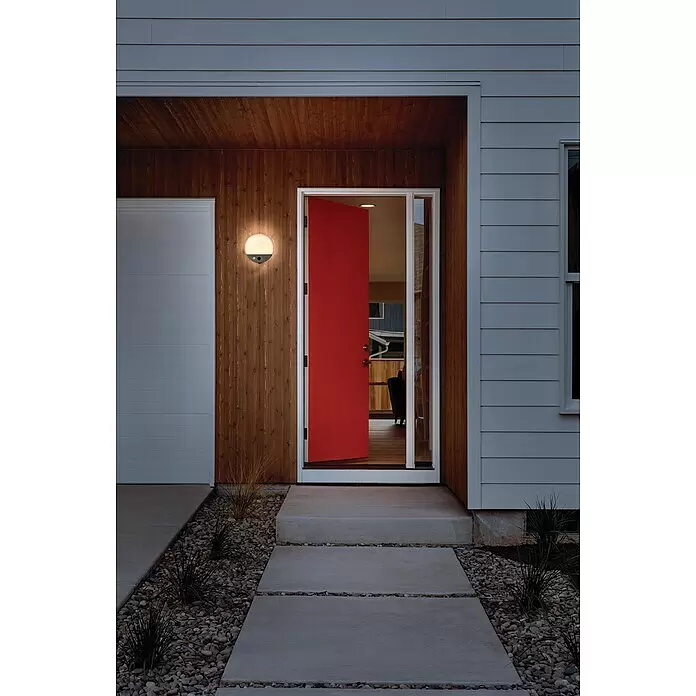 Osram LED-Außenwandleuchte105 x 180 x 105 mm, Kamera, Silber