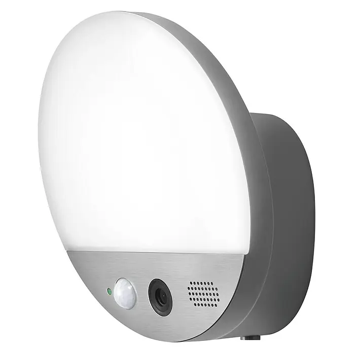 Osram LED-Außenwandleuchte105 x 180 x 105 mm, Kamera, Silber