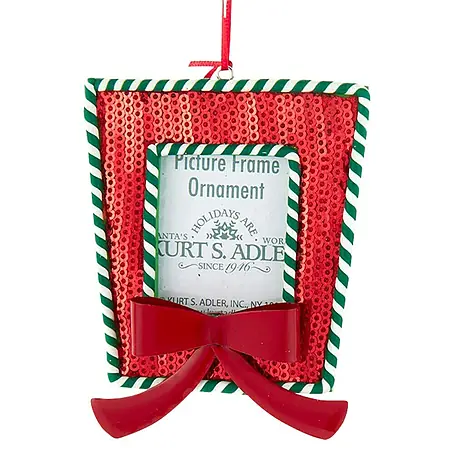 Kurt S. Adler  Christbaumschmuck Bilderrahmen