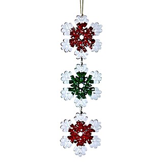 Kurt S. Adler Christbaumschmuck Schneeflocke 2 (Braun, Kunststoff, Stern)