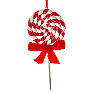 Kurt S. Adler Christbaumschmuck Lolli (Rot, Kunststoff)