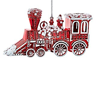 Kurt S. Adler Christbaumschmuck Lokomotive (Braun, Metall, L x B x H: 6,35 x 9 x 5 cm)