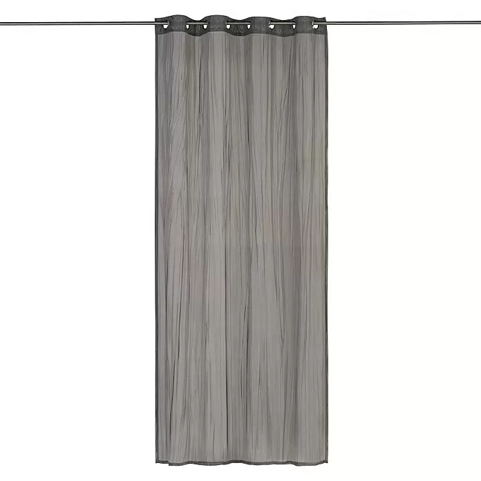 Elbersdrucke Ösenschal Nomadi - 135 x 255 cm, 100 % Polyester, Anthrazit - Vorderansicht