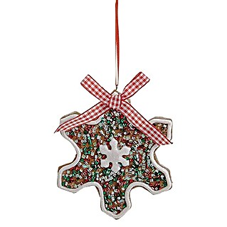 Kurt S. Adler Christbaumschmuck Lebkuchen Schneeflocke (Braun, Kunststoff)