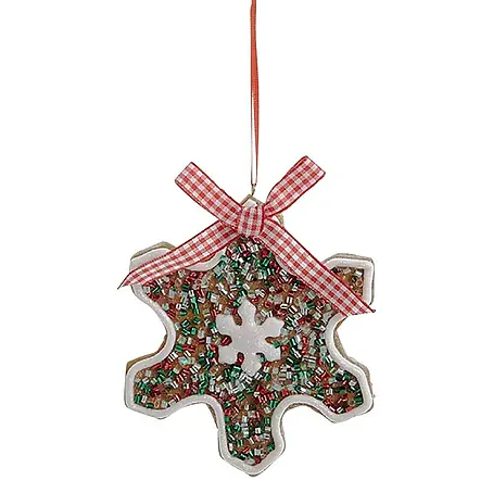 Kurt S. Adler  Christbaumschmuck Lebkuchen Schneeflocke