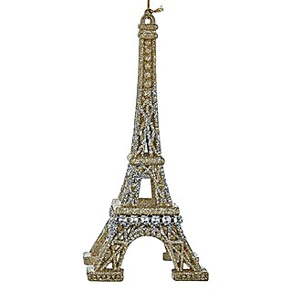 Kurt S. Adler Christbaumschmuck Eiffelturm (Silber, Kunststoff, 15,75 cm)