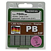 Prebena Heftklammer Typ PB (Länge: 8 mm, Rückenbreite: 11,2 mm, 1.200 Stk.) | BAUHAUS