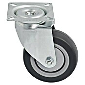 Stabilit Rueda giratoria para equipos (Diámetro ruedas: 75 mm, Capacidad de carga: 50 kg, Cojinete de bolas, Con placa)