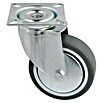 Stabilit Apparate-Lenkrolle (Durchmesser Rollen: 75 mm, Traglast: 50 kg, Gleitlager, Mit Platte)