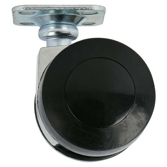 Stabilit Doppelrolle (Durchmesser Rollen: 35 mm, Traglast: 50 kg, Gleitlager, Mit Platte)