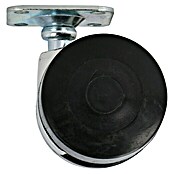 Stabilit Doppelrolle (Durchmesser Rollen: 45 mm, Traglast: 55 kg, Gleitlager, Mit Platte)
