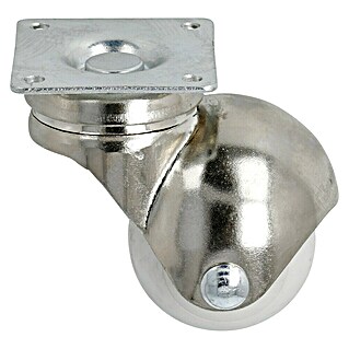 Stabilit Krmilno pohištveno kolesce (Premer kolesc: 40 mm, Nosilnost izdelka: 25 kg, Navadni ležaj, S ploščo)