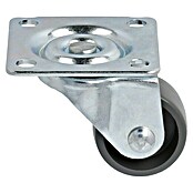 Stabilit Möbel-Lenkrolle (Durchmesser: 25 mm, Traglast: 15 kg, Grau, Kunststoff)