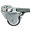 Dörner & Helmer Apparate-Doppelrolle (Durchmesser Rollen: 50 mm, Traglast: 80 kg, Gleitlager, Mit Rückenloch und Feststeller)