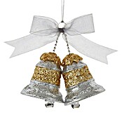 Kurt S. Adler Christbaumschmuck Glocken (Silber, Kunststoff, L x B x H: 10,16 x 5 x 8,13 cm) | BAUHAUS